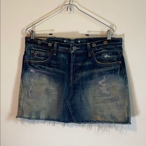Women’s Ripped Jeans Skirt